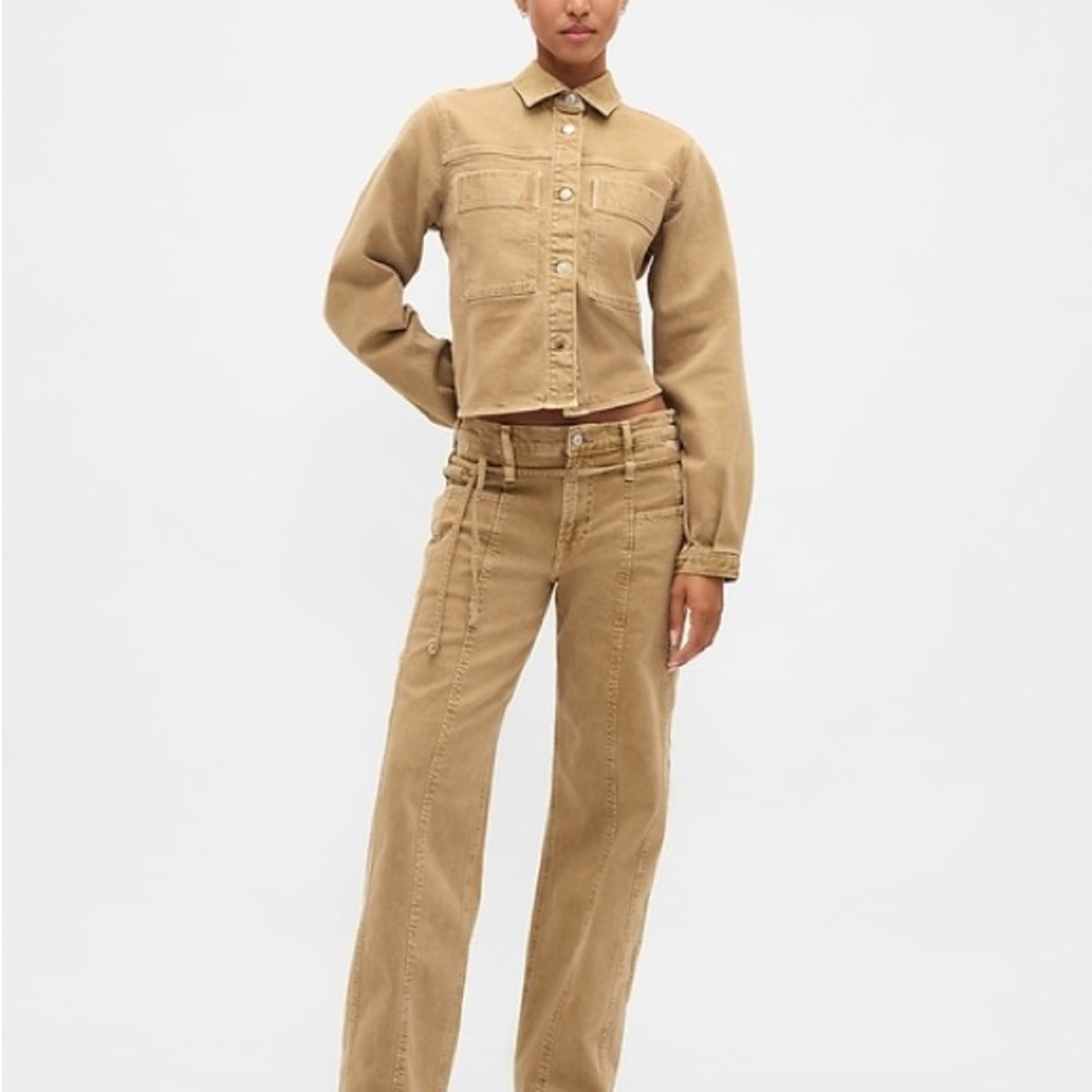 Low Rise '90s Loose Micro Belt Jeans